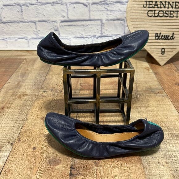 Tieks by Gavrieli California Navy Ballet Flats Foldable size 9 - Picture 2 of 13